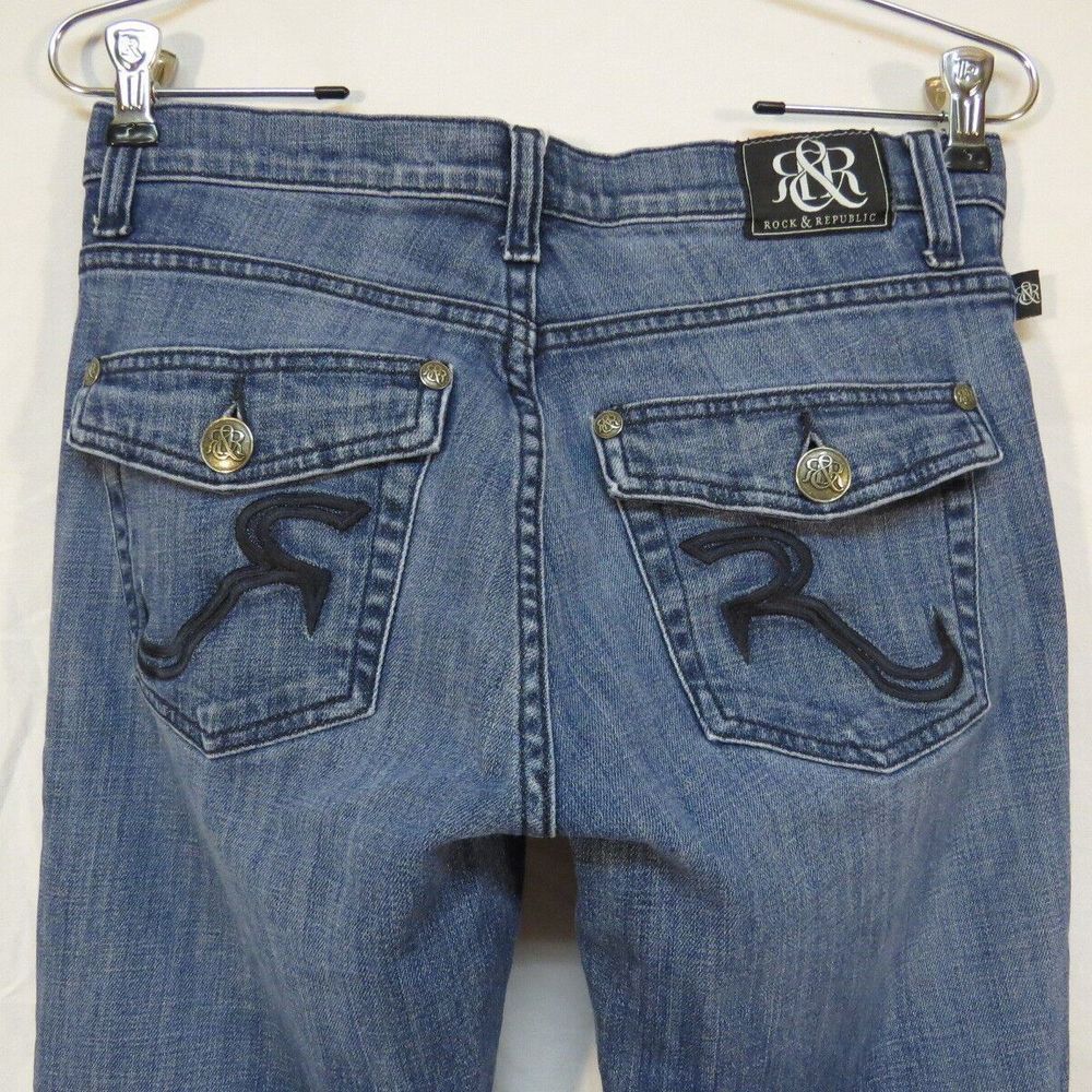 Rock & Republic ‎ Kasandra Jeans w Button Down Pockets Size 6M